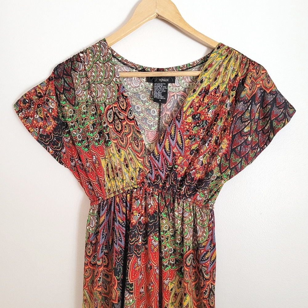 Hypnotik | Maxi Dress Peacock Paisley Boho
